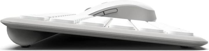 Productafbeelding Hama Multi-apparaat toetsenbord en muis set WKM-500 draadloos klein wit QWERTZ (NL, Draadloze)