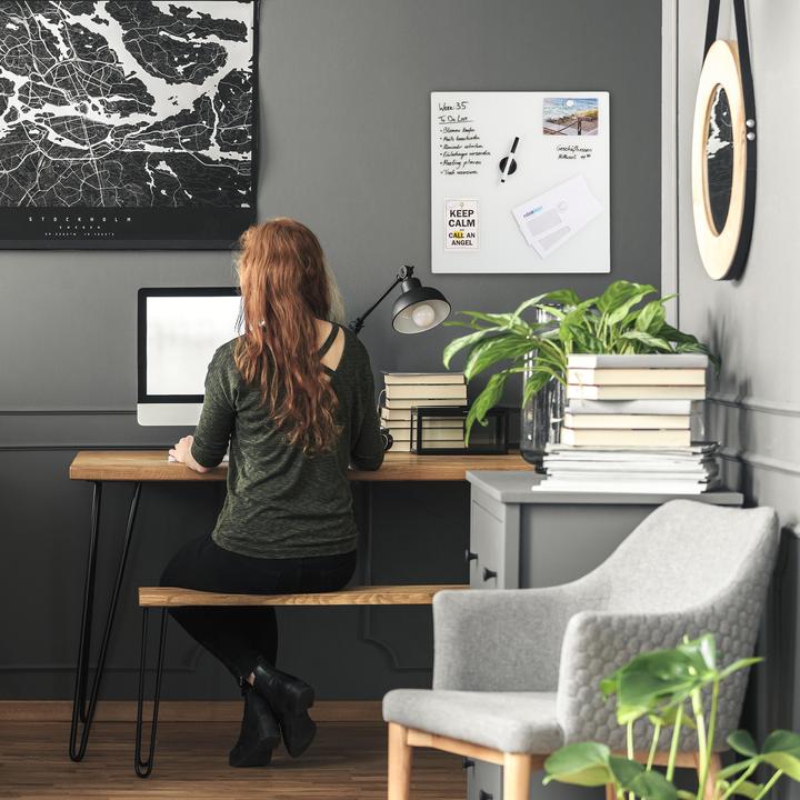 Produktbild Relaxdays Glas-Magnetboard (50 x 0.4 x 50 cm)