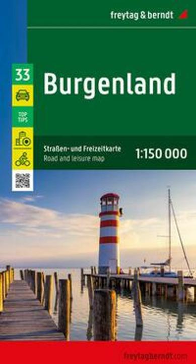 Produktbild Burgenland, Strassen- und Freizeitkarte 1:150.000, freytag & berndt