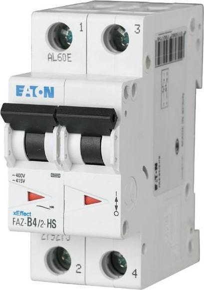 Produktbild Eaton MOE FAZ-B4/2-HS LEITUNGSSCHUTZSCHALTER 4A