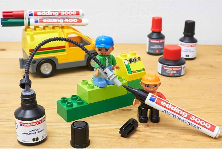 Actual product image Edding Permanent Marker 3300 (Sorted, 1 mm, 10 x)