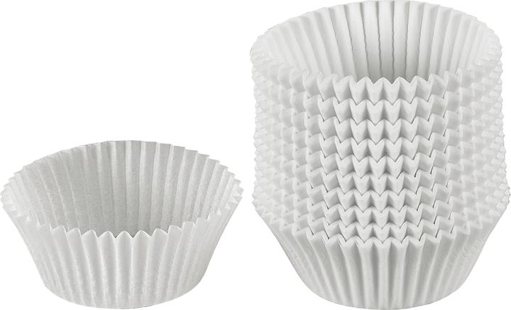 Kaiser Creativ Muffin-Papierbackförmchen 200 Stück weiss 7cm fettdicht (7 cm)