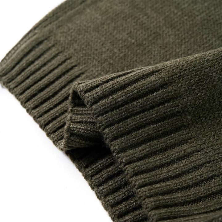Immagine prodotto VidaXL Maglia per bambini in maglia kaki 116,Materiale: 100 (116)