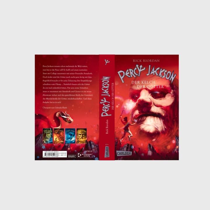 Productafbeelding Percy Jackson 6: De Beker van de Goden (Rick Riordan, Duits)