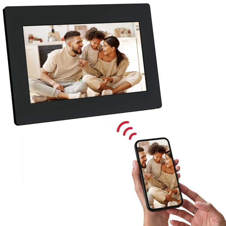 Immagine prodotto AGFAPHOTO Agfa Photo APF700WIFI Connected Digital Photo Frame 7 nero (7", 1024 x 600 pixel)