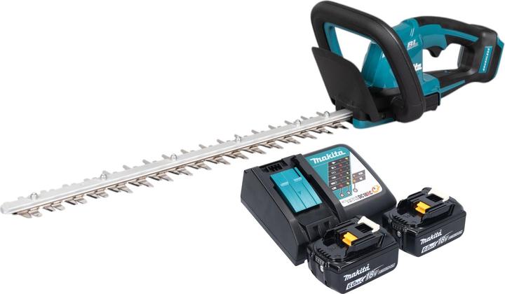 Produktbild Makita DUH 506 RG2 Akku Heckenschere 18 V 50 cm Brushless + 2x Akku 6,0 Ah + Ladegerät (Akkuheckenschere)