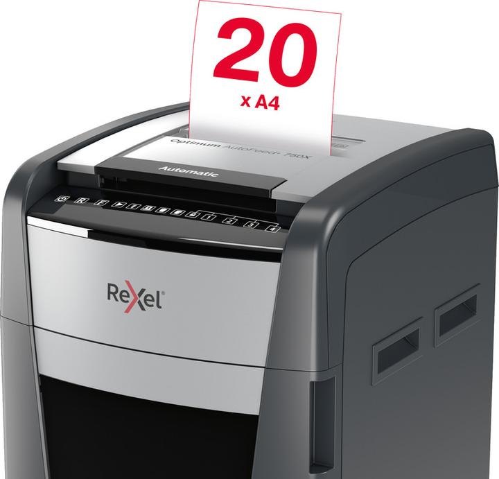 Immagine prodotto Rexel Distruggi documenti Optimum AutoFeed+ 750X (Taglio delle particelle)
