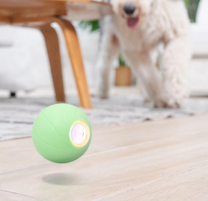 Immagine prodotto Cheerble Palla interattiva per animali domestici PE (verde) (Palla giocattolo per cani)
