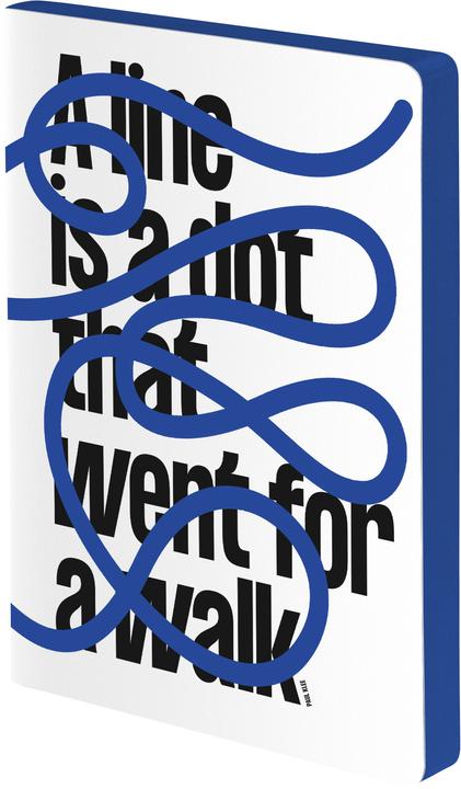 Nuuna A Line Is A Dot (165 x 220 mm, Gepunktet, Weicher Einband)