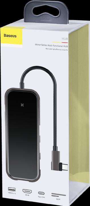 Immagine prodotto Baseus Mozzo multifunzionale serie Mirror (USB-C, 7 Porti)