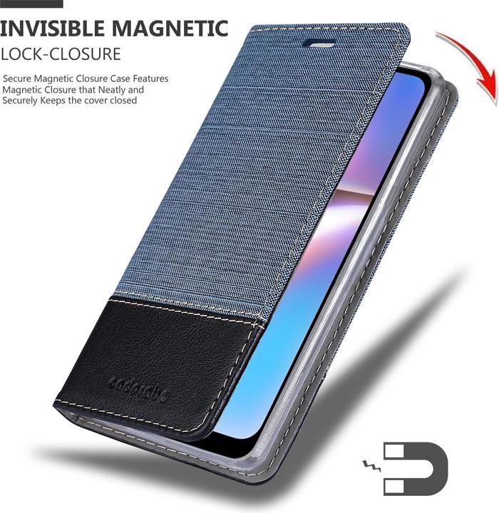 Actual product image Cadorabo Book Jeans Optics Cover (Samsung Galaxy A10s)