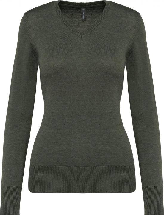 Produktbild Kariban Pullover mit V-Ausschnitt Damen (M)