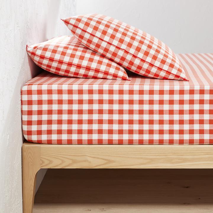 Image du produit La Redoute Interieurs Veldi Orange (Housse de couette, 90 x 190 cm)