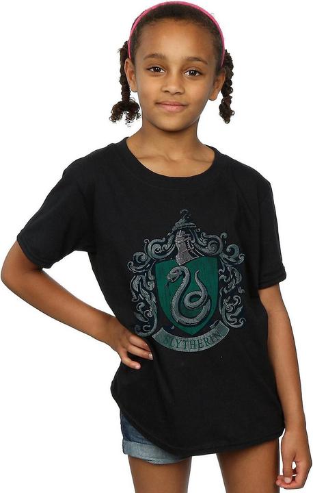 Produktbild Girls Slytherin Cotton T-Shirt (140, 146)