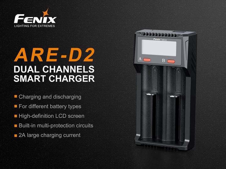 Immagine prodotto Fenix ARE-D2 (26650, AA, AAA, C, Caricabatterie senza batteria)