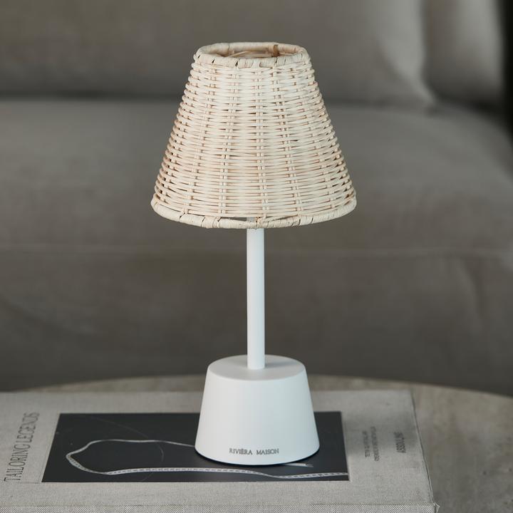 Actual product image Rivièra Maison Luminee Rattan USB Table Lamp