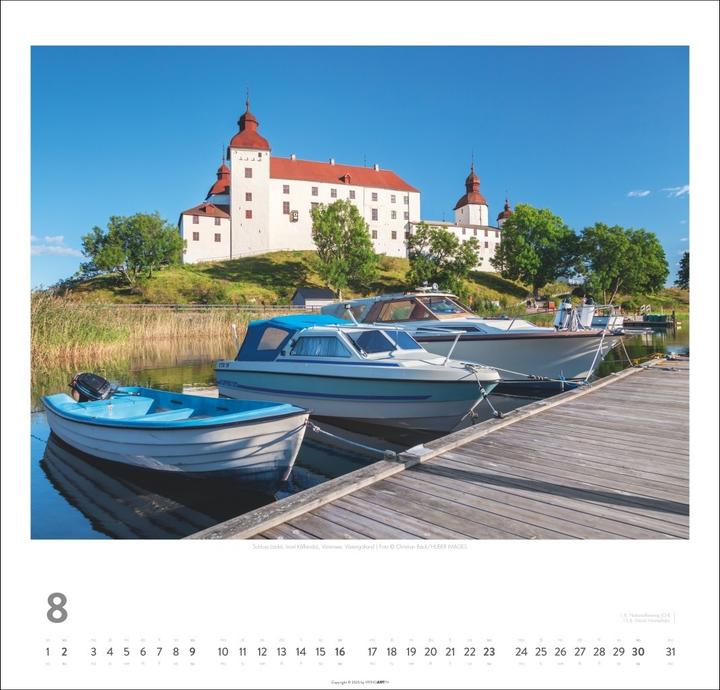 Actual product image Schweden Kalender 2026 - Licht und Wasser (48 x 46 cm, German)
