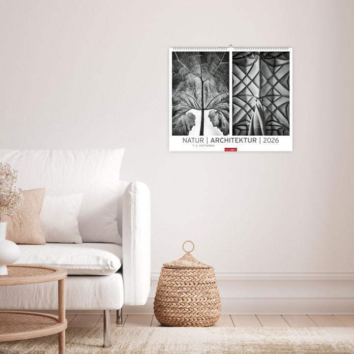 Produktbild Natur : Architektur Kalender 2026 (55 x 46 cm, Deutsch)