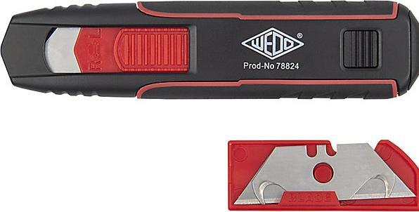Immagine prodotto Wedo Coltello di sicurezza a doppio taglio nero 19 mm (Taglierini)