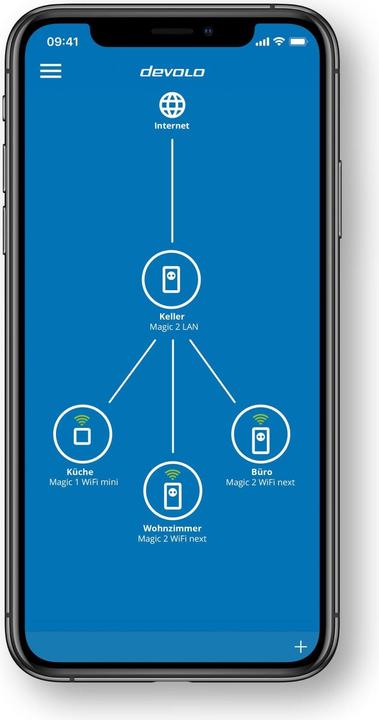 Produktbild Devolo Magic 1 WiFi Multiroom Kit 2-1-3 (1200 Mbit/s)