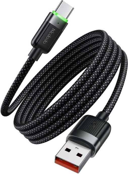 Actual product image Mcdodo CA-5650 USB-A to USB-C cable, 6A, self-winding, 1.2m (1.20 m, USB 3.2)
