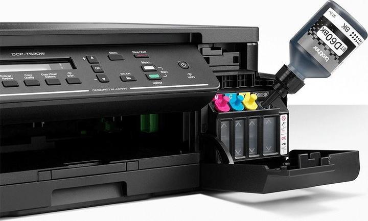 Actual product image Brother DCP-T520W Multifunction Printer Inkjet A4 6000 x 1200 DPI 30 pages per minute WLAN (Ink tank, Colour)