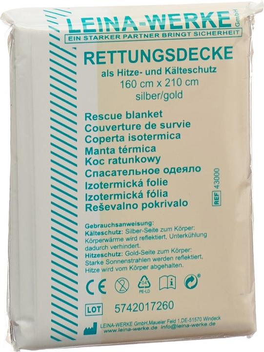 Actual product image Leina Rescue blanket (First aid set accessories)
