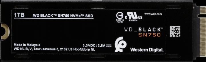 Produktbild WD Black SN750 (1000 GB, M.2 2280)