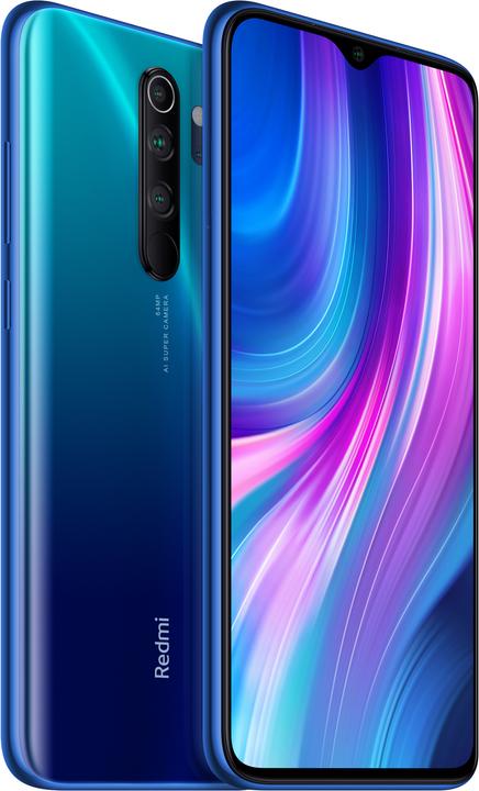 Produktbild Xiaomi Redmi Note 8 Pro (128 GB, Ocean Blue, 6.53", Hybrid Dual SIM, 64 Mpx, 4G)