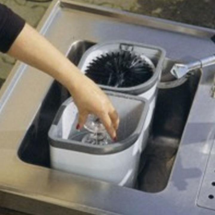 Actual product image Ich-zapfe Glass washer Delfin 2-pot 2100, large (1 pcs.)