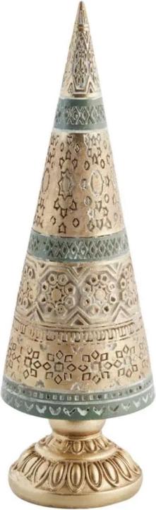 Lene Bjerre Weihnachtsbaum Alana 20.5 cm, Gold / Grau, Motiv