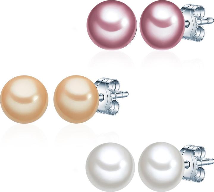 Produktbild Valero Pearls Damen Sterling Silber Süsswasser-Zuchtperlen silber - 15056 (925er Silber)