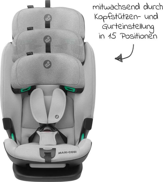 Actual product image Maxi-Cosi Titan Plus i-Size Authentic Grey (Child seat, ECE R129/i-Size Standard)
