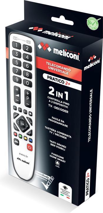 Produktbild Meliconi Gumbody Pratico 2+ (Universal Fernbedienung, Miracast)