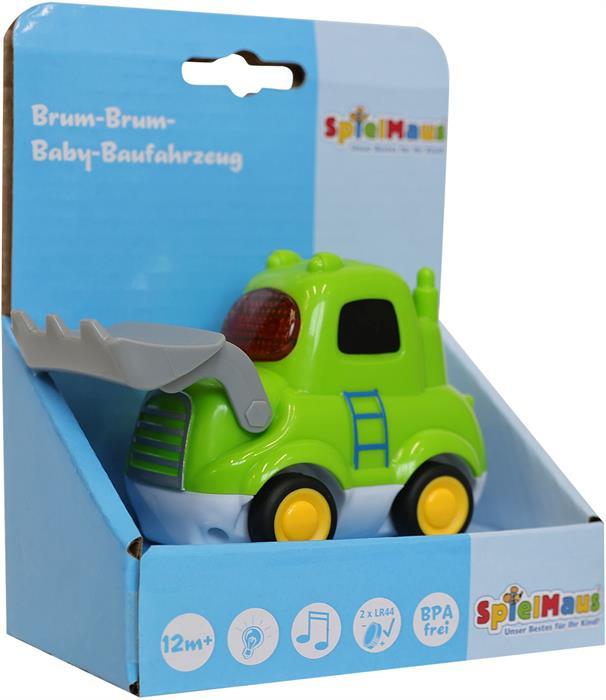 Produktbild Spielmaus Baby Brum Brum Baufahrzeuge, 3-fach assortiert