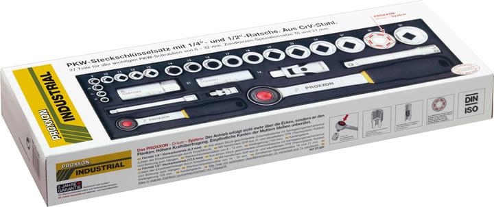 Actual product image Proxxon Socket wrench set (23 mm, 32 mm, 18 mm, 6 mm, 22 mm, 13 mm, 16 mm, 20 mm, 28 mm, 26 mm, 27 mm, 17 mm, 21 mm, 11 mm, 15 mm, 30 mm, 29 mm, 24 mm, 12 mm, 25 mm, 10 mm, 8 mm, 9 mm, 31 mm, 7 mm, 14 mm, 19 mm)