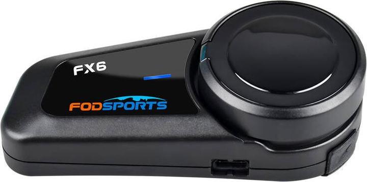 Actual product image Fodsports FX6 motorcycle intercom two-pack (black) (Set of 2)