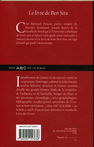 Immagine prodotto Cerf-Dellier Il libro di Ben Sira (Francese, Pinçon Bertrand, 2024)