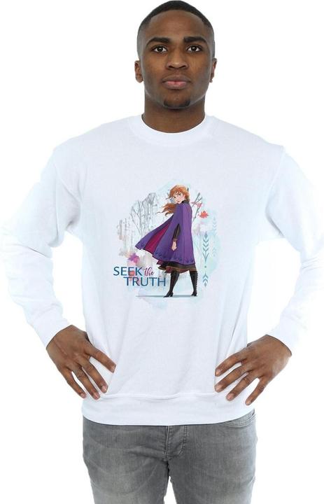 Actual product image Disney Mens Frozen 2 Anna Seek The Truth Sweatshirt (L)