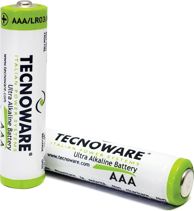 Actual product image Tecnoware Ultra alkaline batteries AAA - 1.5 volt - Ideal for toys, controllers, remote controls (40 pcs., AAA, 1250 mAh)