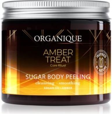 Actual product image Organique Amber Treat Exfoliating Sugar Scrub 200 Ml (Cleansing lotion, 200 ml)