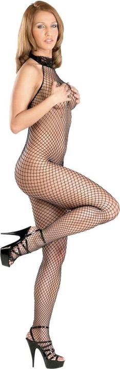 Image du produit Mandy Mystery Combinaison de pêche en filet avec col en dentelle (M, L)