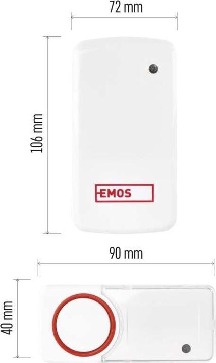 Image du produit Emos Drahtlose Türklingel P5750.2T