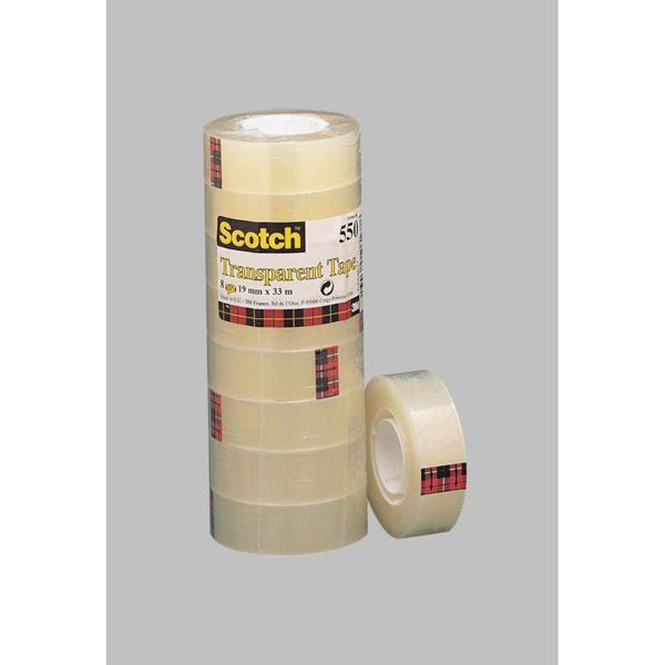 Image du produit Scotch Ruban adhésif 550, transparent (19 mm)