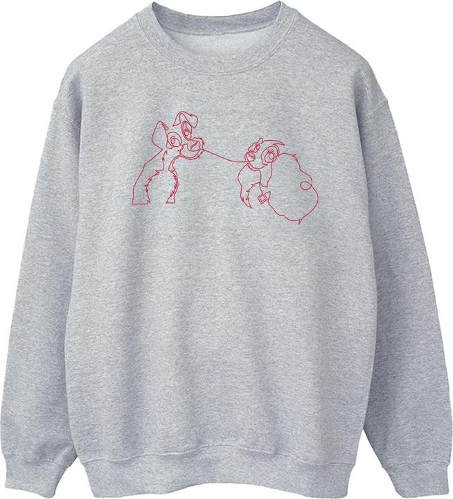 Image du produit Disney - Sweat LADY AND THE TRAMP SPAGHETTI OUTLINE - Homme (L)