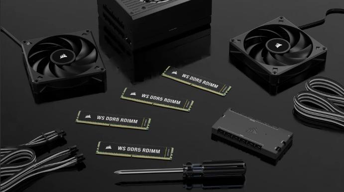 Actual product image Corsair DDR5, 5600MT/s 256GB 8x32GB RDIMM, Hynix Die, Dual Rank, 40-40-40-77, Intel XMP 3.0, WS DDR5 RDIMM (8 x 32GB, 5600 MHz, DDR5 RAM, DIMM)