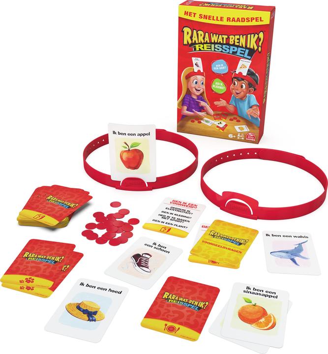 Actual product image Spin Master HEDBANZ RARA Wat Ben Ik? Reisspel (Dutch)