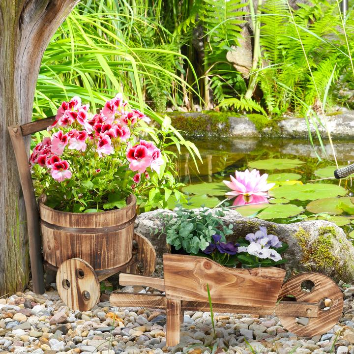 Actual product image Relaxdays Plant wheelbarrow (19 cm)