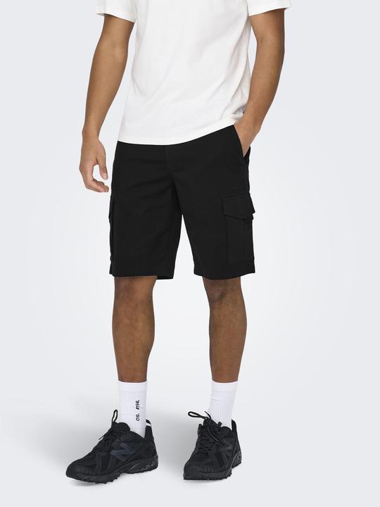 Produktbild Only & Sons Normal geschnitten Cargoshorts Cargo Shorts (L)