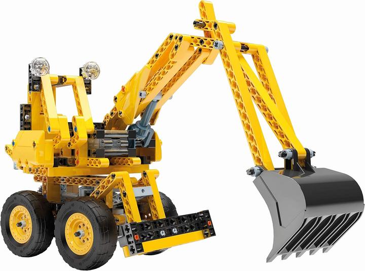 Actual product image Clementoni Galileo Science, Construction Challenge 10-in-1 Modellbau-Set: Bulldozer, 59162